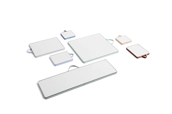 Promo ๐ HAY Pale Yellow Strap Medium Square Ruban Mirror ๐ 4 HAY Pale Yellow Strap Medium Square Ruban Mirror