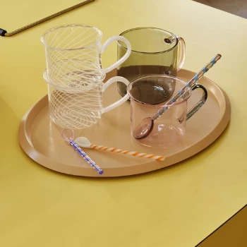 Wholesale โ HAY Juego De 2 Tazas Borosilicate Mug Light Grey / Pink ๐ 4 HAY Juego De 2 Tazas Borosilicate Mug Light Grey / Pink