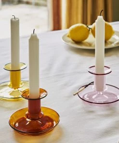 Deals ⭐ HAY Flare Candle Holder Yellow S 🤩 8 HAY Flare Candle Holder Yellow S