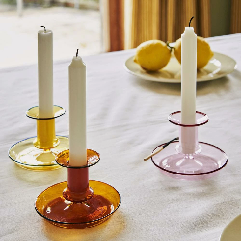 Deals ⭐ HAY Flare Candle Holder Yellow S 🤩 5 HAY Flare Candle Holder Yellow S