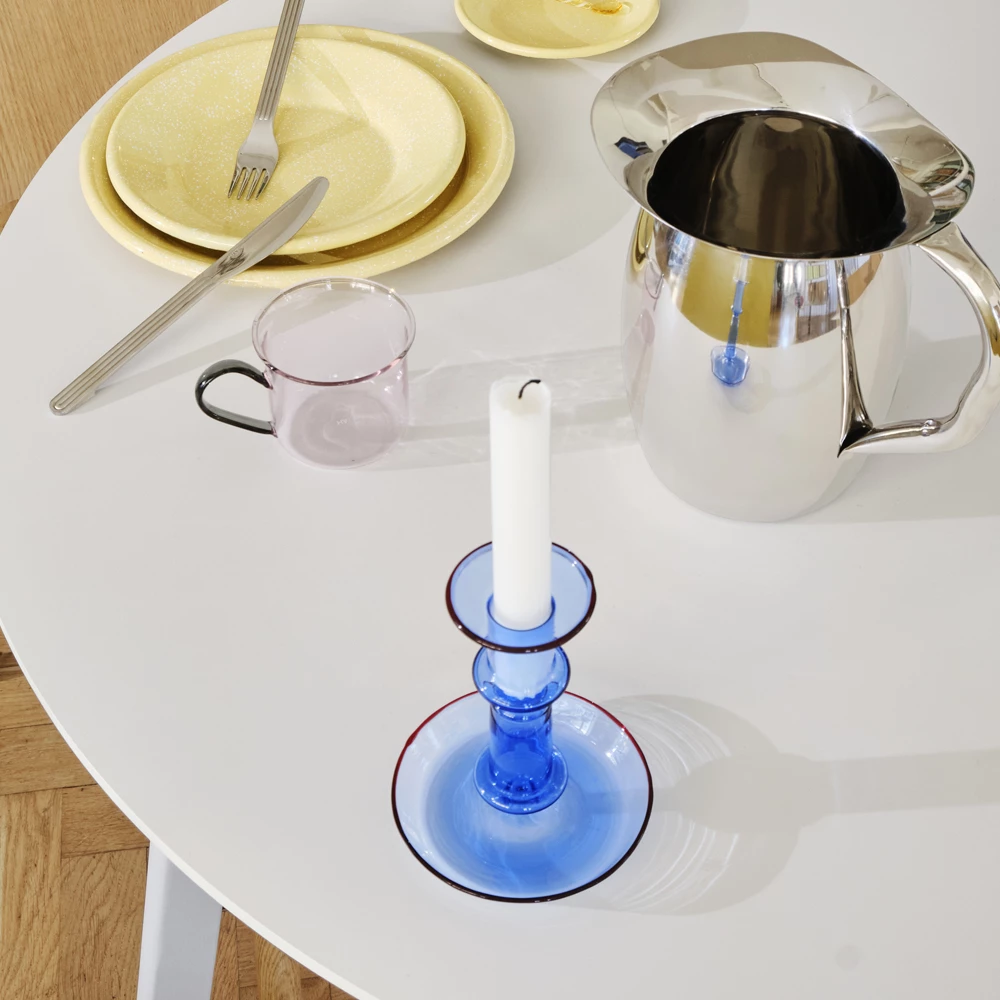 Outlet ๐ HAY Flare Candleholder - Medium - Light Blue โจ 4 HAY Flare Candleholder - Medium - Light Blue