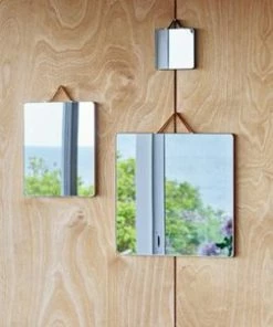 Promo ๐ HAY Pale Yellow Strap Medium Square Ruban Mirror ๐ 9 HAY Pale Yellow Strap Medium Square Ruban Mirror