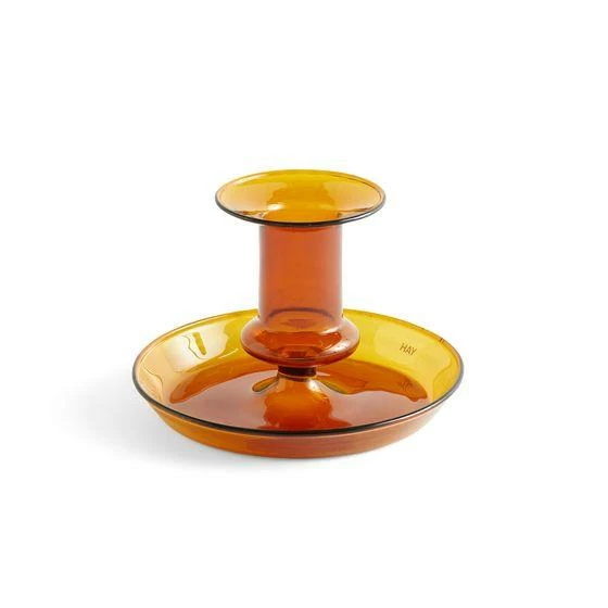 Wholesale 😉 HAY Flare Kandelaar Amber 🎁 3 HAY Flare Kandelaar Amber