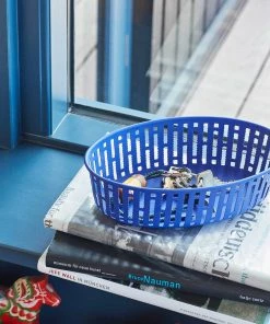 HAY Panier Oval, Bright Blue