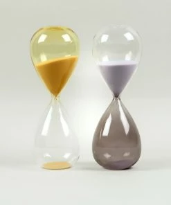 HAY Glass Sand Timer - Large - Light Yellow