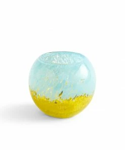 HAY Glass Votive Glow Light Blue