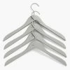 HAY Soft Coat Hanger Slim Grey - 4 pcs