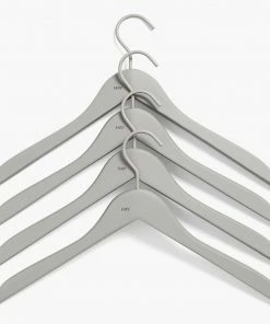 HAY Soft Coat Hanger Slim Grey - 4 pcs