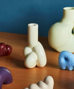 HAY Soft Candleholder - Yellow