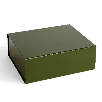 Best Pirce 🥰 HAY Storage Box "Colour Storage" | Medium, Olive 🥰 3 HAY Storage Box "Colour Storage" | Medium, Olive