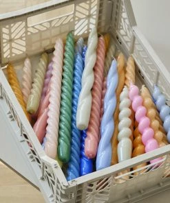 Outlet ๐ฏ HAY Set 6 Candles Twist Light Pink Light Grey Lilac ๐ฅฐ 7 HAY Set 6 Candles Twist Light Pink Light Grey Lilac