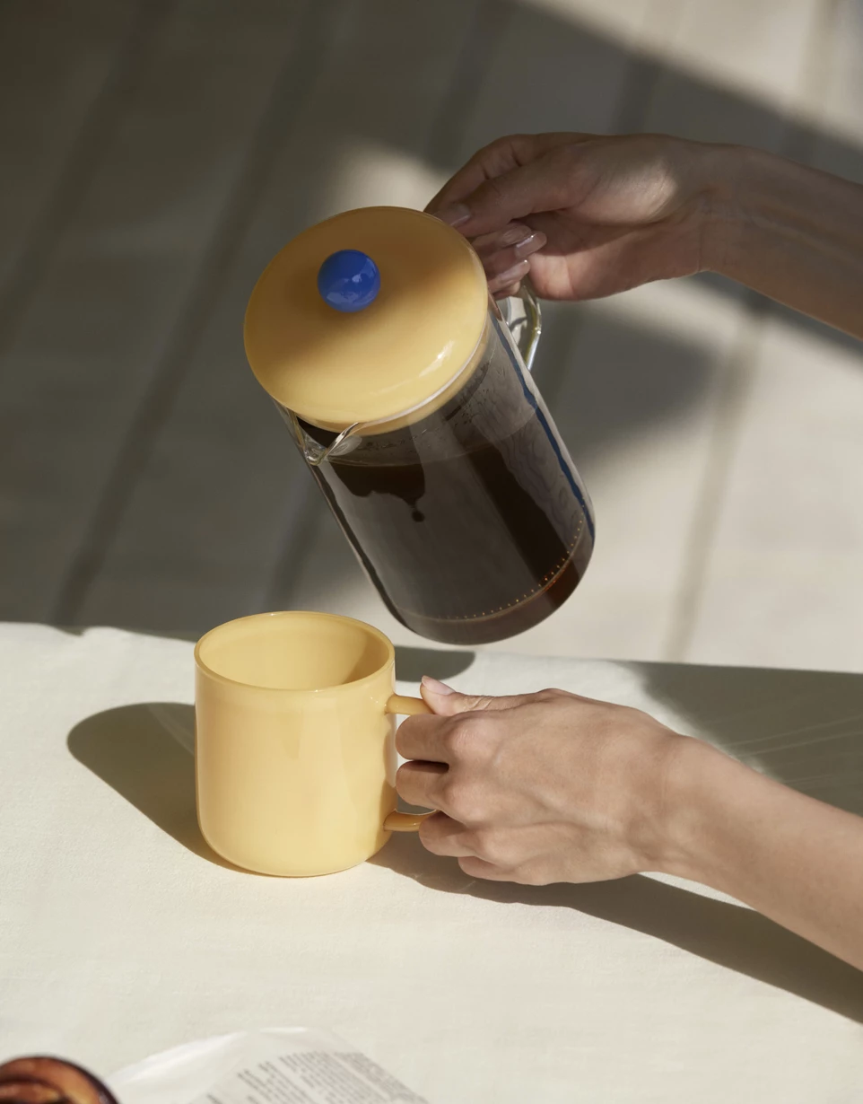 Best Sale 🌟 HAY French Press Brewer Aqua 🤩 7 HAY French Press Brewer Aqua