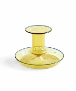 HAY Flare Borosilicate Glass Candlestick