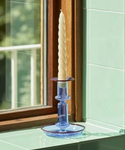 Outlet ๐ HAY Flare Candleholder - Medium - Light Blue โจ 8 HAY Flare Candleholder - Medium - Light Blue