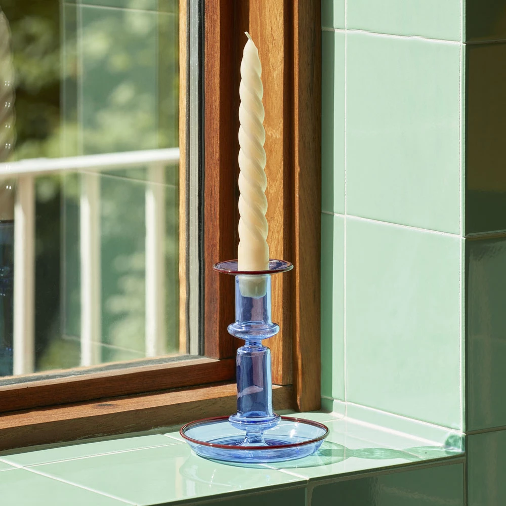 Outlet ๐ HAY Flare Candleholder - Medium - Light Blue โจ 5 HAY Flare Candleholder - Medium - Light Blue