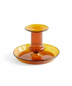 HAY Flare Borosilicate Glass Candlestick