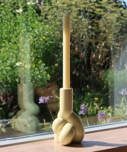 HAY Soft Candleholder - Yellow