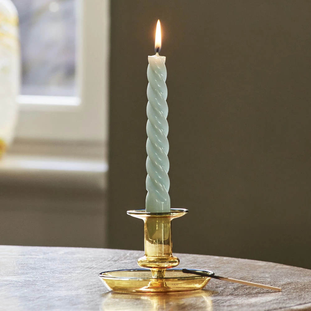 Cheapest ⌛ HAY Yellow Flare Candleholder - Small 🤩 4 HAY Yellow Flare Candleholder - Small