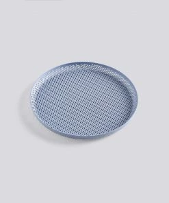 HAY Perforated Tray M Light Blue