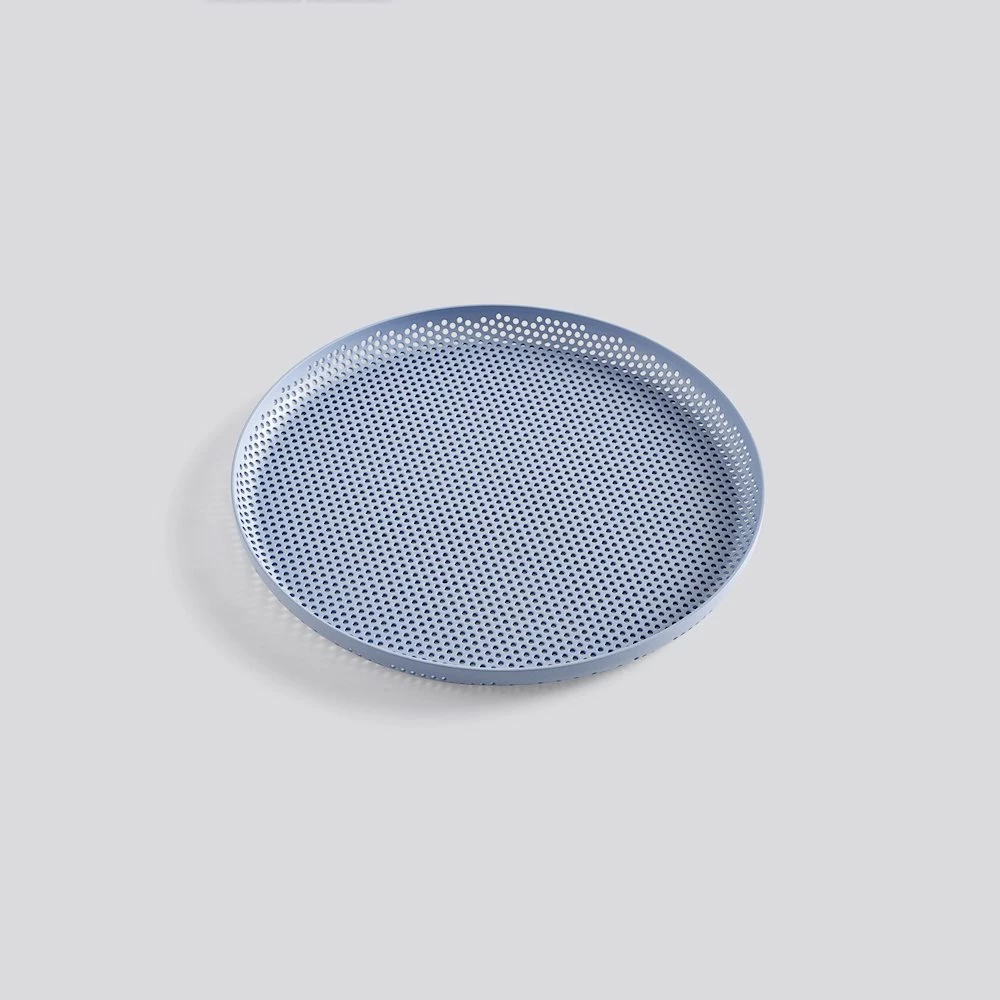 Cheap 🎁 HAY Perforated Tray M Light Blue ✨ 3 HAY Perforated Tray M Light Blue
