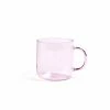 Cheapest 😉 HAY Taza de vidrio Borosilicate Mug Pink 🤩 2 HAY Taza de vidrio Borosilicate Mug Pink
