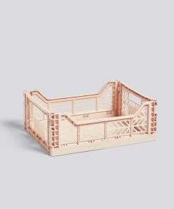 HAY Medium Soft Pink Crate