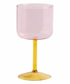 HAY Set of 2 Tinted Wine Glasses