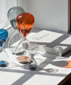 HAY Medium Burnt PINK 15 Minutes Hourglass