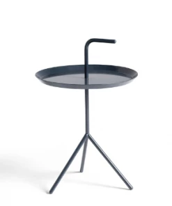 HAY Deep Blue DLM Side Table (high gloss)
