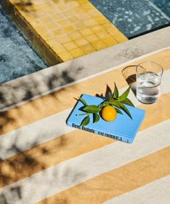 HAY 150 X 100cm Warm Yellow Frotté Stripe Bath Towel