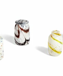 HAY HAY Splash Vase / Roll Neck L Coffee and White