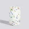HAY Roll Neck White Dot Splash Vase