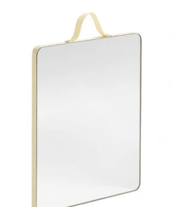 Promo ๐ HAY Pale Yellow Strap Medium Square Ruban Mirror ๐ 8 HAY Pale Yellow Strap Medium Square Ruban Mirror
