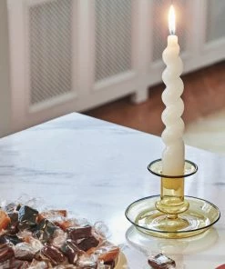 Cheapest ⌛ HAY Yellow Flare Candleholder - Small 🤩 9 HAY Yellow Flare Candleholder - Small