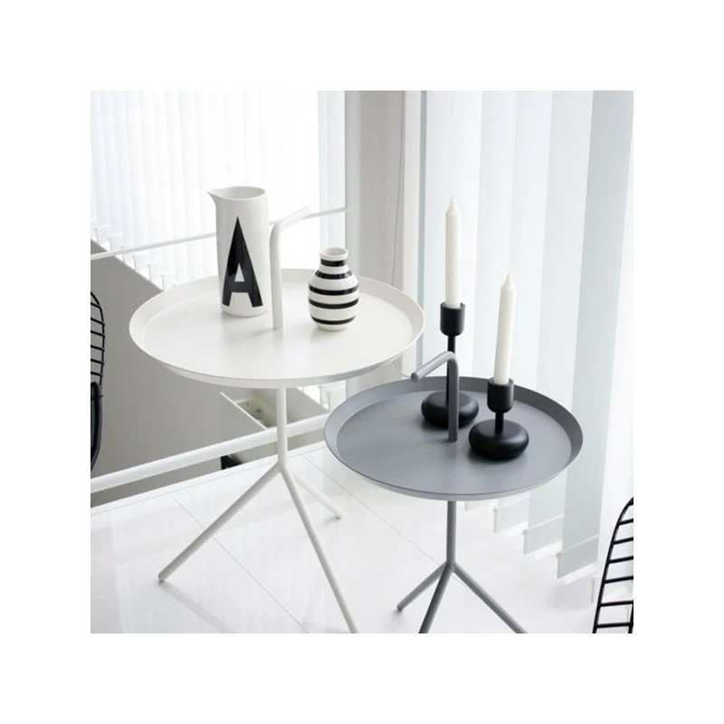 Hot Sale 🛒 HAY XL DLM Side Table - White 👍 4 HAY XL DLM Side Table - White