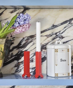 HAY Candleholder Arcs Large Red