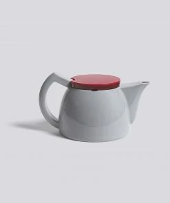 HAY Gray Porcelain Tea Pot