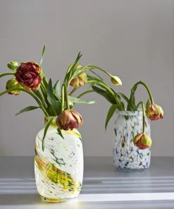 HAY Lemon Swirl Splash Vase