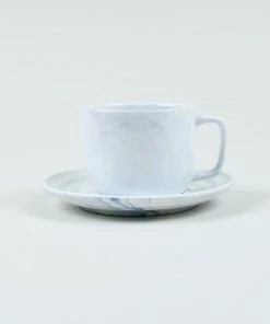 HAY Twist Cup & Saucer Blue Small Set of 2