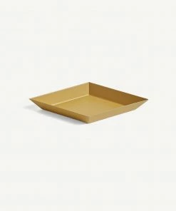 HAY Light Amber Steel Kaleido XS Tray
