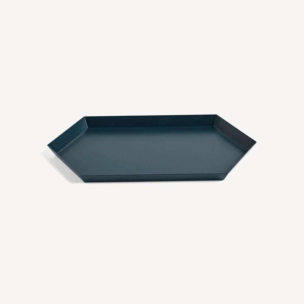 Promo 🌟 HAY Dark Green Steel Kaleido M Tray 🔥 3 HAY Dark Green Steel Kaleido M Tray