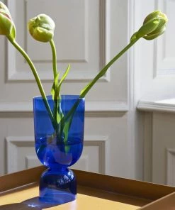Wholesale ๐ HAY Small Electric Blue Bottoms Up Vase ๐ 7 HAY Small Electric Blue Bottoms Up Vase