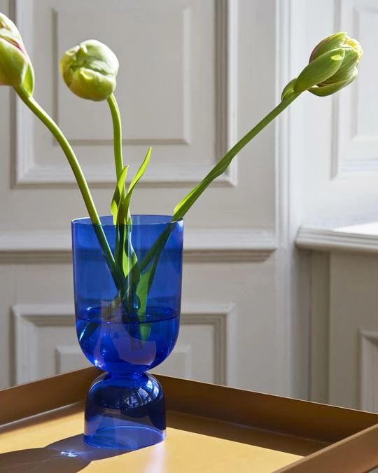 Wholesale ๐ HAY Small Electric Blue Bottoms Up Vase ๐ 5 HAY Small Electric Blue Bottoms Up Vase