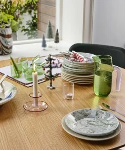 HAY Flare Pink Candleholder