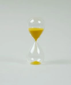 HAY Glass Sand Timer - Small - Lemon Yellow