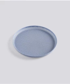 HAY Medium Light Blue Aluminium Perforated Tray