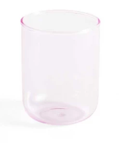 HAY bicchieri in vetro rosa set 2pz