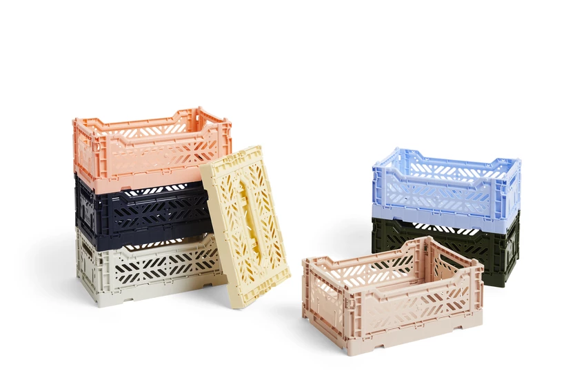 Cheap ❤️ HAY Colour Crate | M 14.5 L - Light Yellow ✔️ 5 HAY Colour Crate | M 14.5 L - Light Yellow