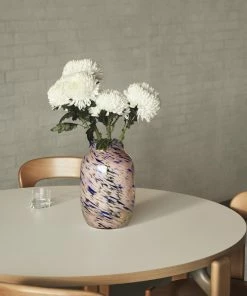 HAY Pink and Blue Round Splash Vase
