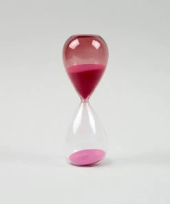 HAY Glass Sand Timer - Medium - Pink
